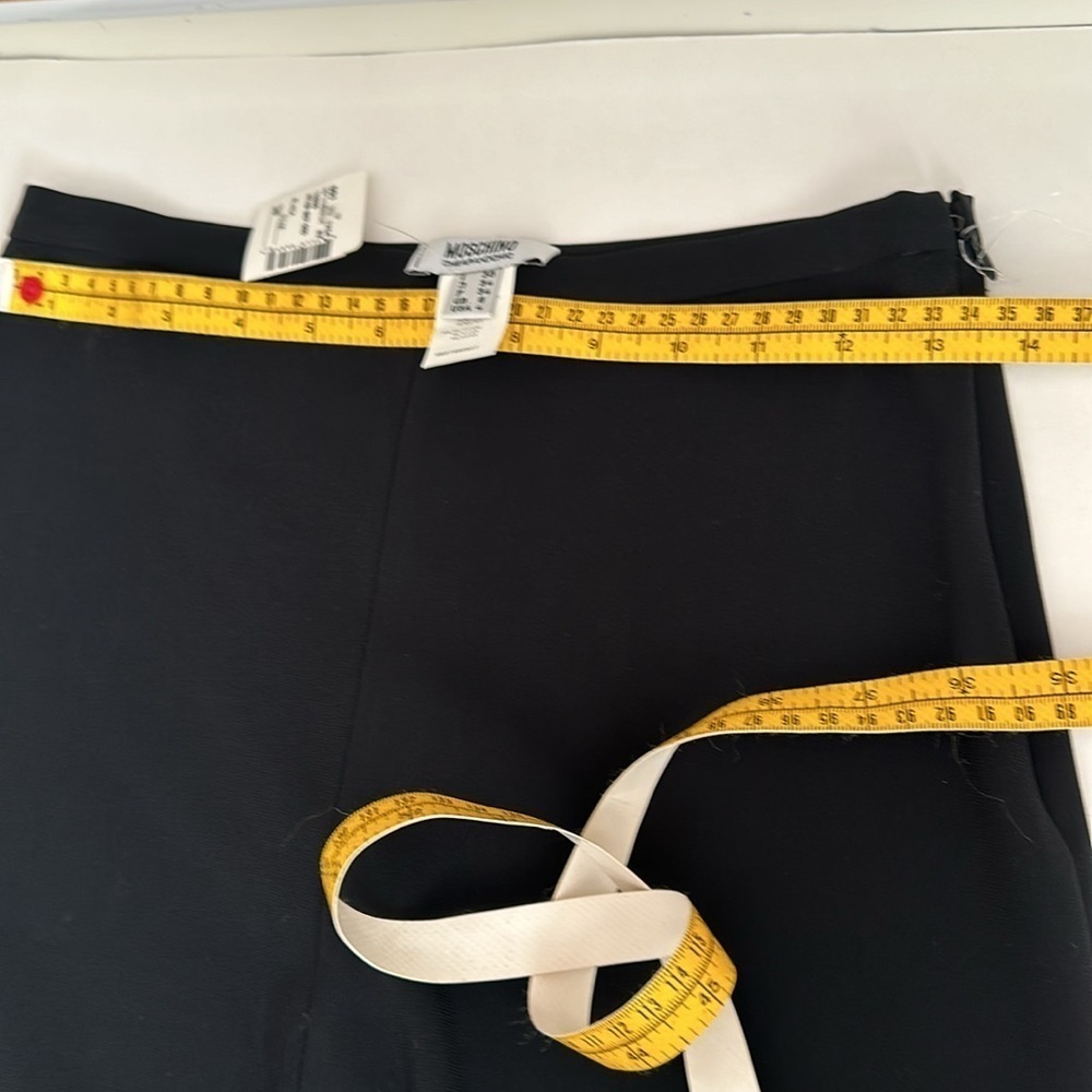 NWT MOSCHINO Cheap and Chic Black Skirt,Made in Italy,Size 4 - Picture 8 of 9